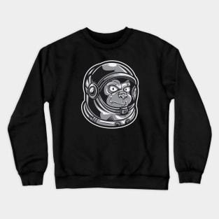 Monkey astronaut Crewneck Sweatshirt